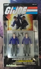 Super7 G.I. Joe Reaction Plus Crimson Guard Commanders Tomax and Xamot New
