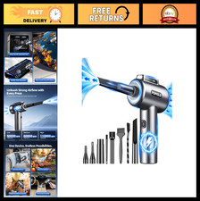 Ultra-Powerful Compressed Air Duster 110,000 RPM, Rechargeable Cordless Blower,
