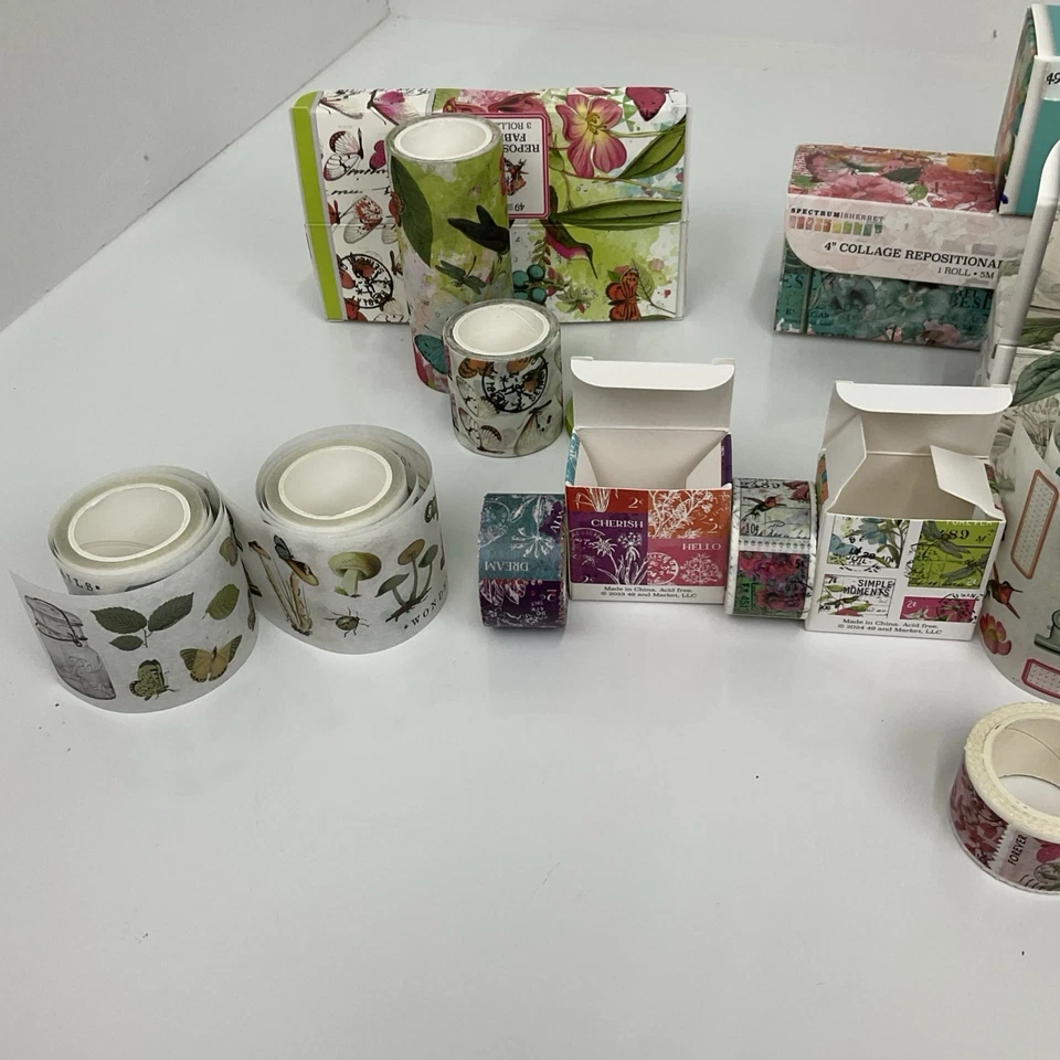 49 & Market Washi Tape - Huge Lot - 31 Rolls, Variety of sizes & styles - Image 2 of 4