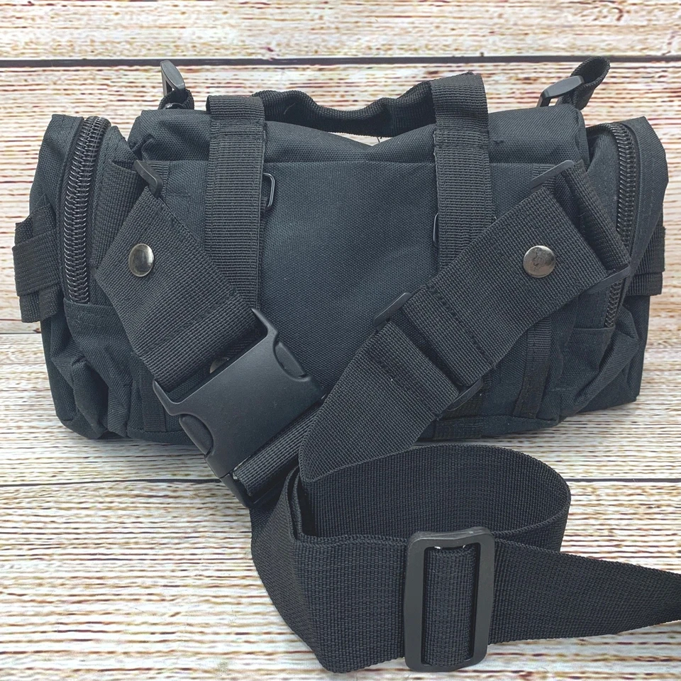 Kit de Trauma Tático de Acesso Rápido Bolsa Preta Médica Preta - Imagem 2 de 4