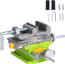 Cross Slide Drill Vise 2 Way X-Y Compound Vise, Multifunction Worktable Milling