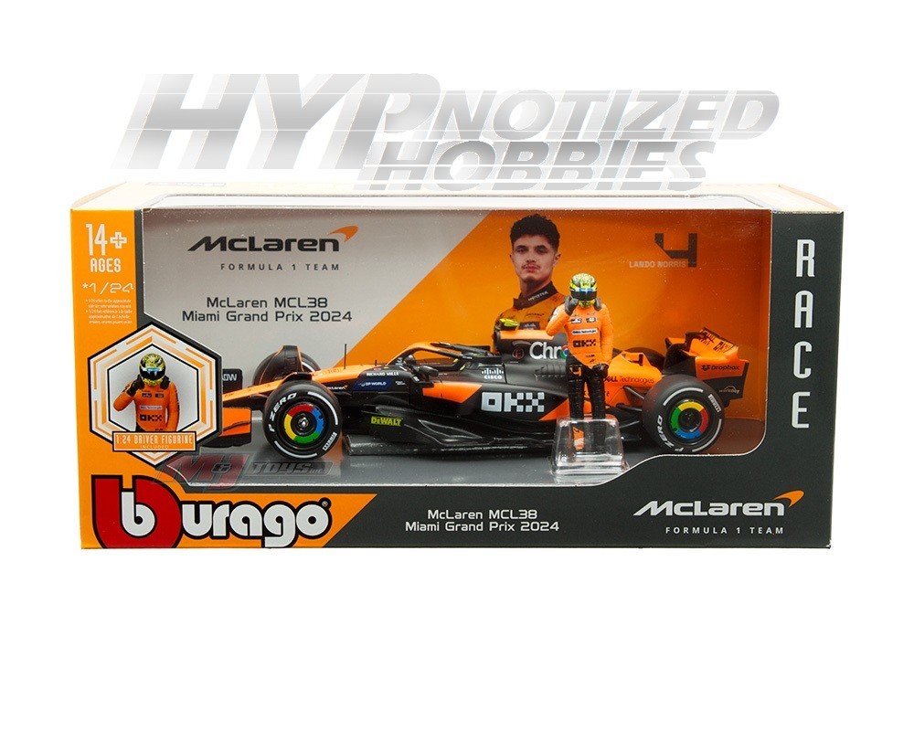 ミニカー McLaren MCL38 4th Australian GP 2024 McLaren F1 MCL38 #4 FY AU | AFX Racing