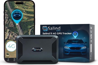 SALIND 11 4G GPS Tracker Real-Time Vehicle Locator w/SIM Magnetic 70-Day Battery