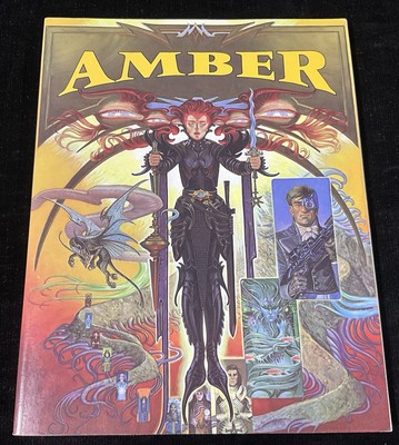 Amber Diceless RPG - Phage Press 1991 -  Wujcik Zelazny - SIGNED!!! NM+ OOP/Rare
