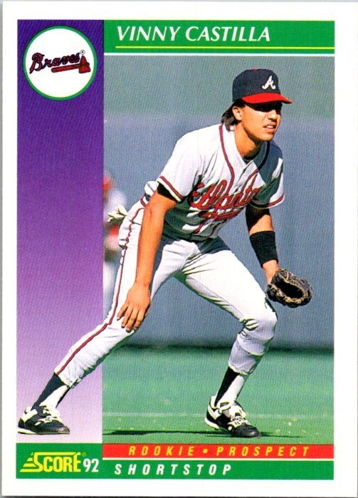 Vinny Castilla - 1992 Score - # 860 - Braves