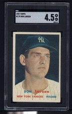 1957 Topps #175 Don Larsen SGC 4.5  PLEASE READ DESCRIPTION