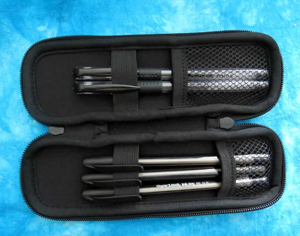 Artist Van Gogh Painting Night Visions Zip Close Neoprene Small Pen Pencil Case - Image 4 of 4