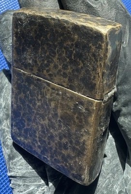 Ball Peen Hammered Zippo: The  Strike -Fuel Saving Insert