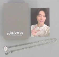 Dino SEVENTEEN 9th Anniversary Silver Necklace Character Jewelry Used