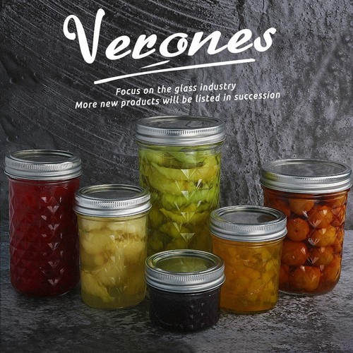 Mini Mason Jars, Mason Jars 4 oz With Regular Lids, Ideal for Jam, Honey, Wed... - Picture 7 of 7