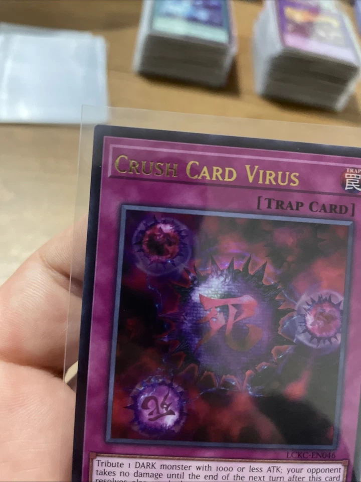 Crush Card Virus (version 2) LCKC-EN046 Unlimited Ultra Rare NM +Bonus FREESHIP! - Image 2 of 4
