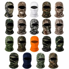 Camo Balaclava Face Mask UV Protection Ski Sun Hood Tactical Masks for Men Women