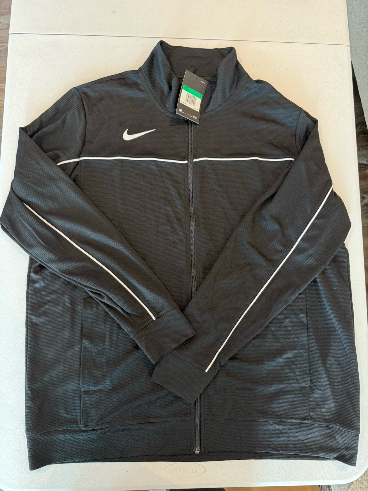 SACAI X NIKE Nike Giacca Uomo Tracker Full Zip Dri fit XL AT5300 Nero
