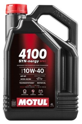 For MOTUL 4100 SYN-NER S 10W40 4L Engine Oil 10W40 4L 4100 112891 Engine oil 41
