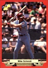 Mike Schmidt 1988 Classic Red #167 Phillies FREE SHIPPING AutographDen