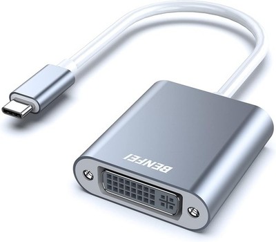 BENFEI USB C auf DVI Adapter, USB Typ C [Thunderbolt 3/4] zu DVI-D Adapter