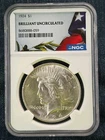 1924 Peace Dollar NGC Brilliant Uncirculated BU Silver $1 Coin
