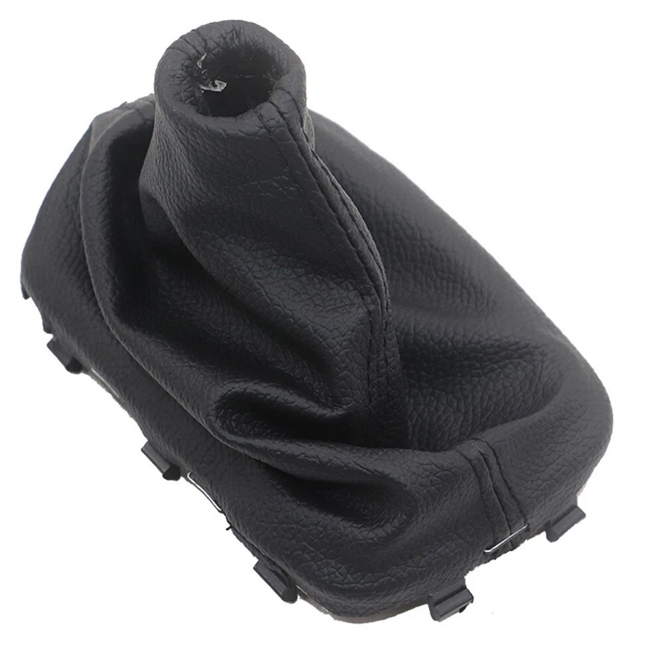 Botas de cuero negras con perilla de cambio de marchas A/T para Kia Forte Koup 2009-13 846401M500WK Foto 3 de 4