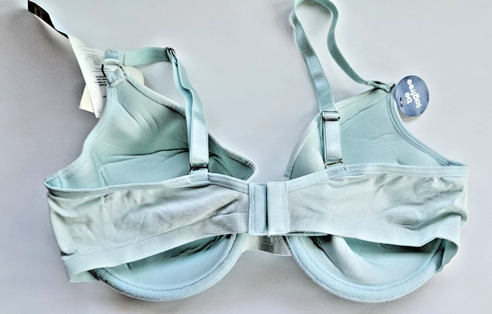 Sujetador con aros Barely There 38C azul claro 4148 para mujer nuevo con etiquetas Foto 3 de 3