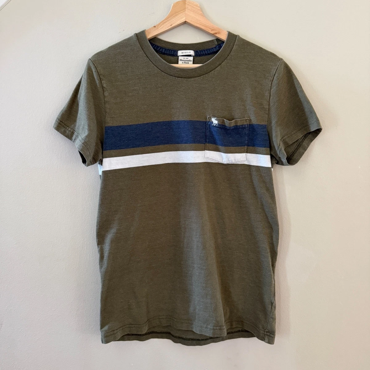 Abercrombie & Fitch Striped T-Shirts for Men for sale | eBay