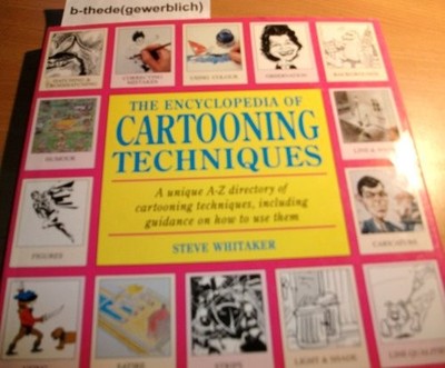 The Encyclopedia of Cartooning Techniques by Edgell, Steve Hardback Book The