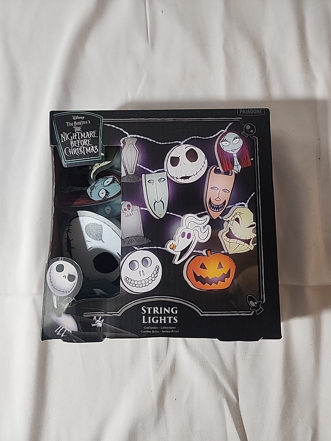 The Nightmare Before Christmas STRING LIGHTS Jack Sally Zero Oogie Brand New