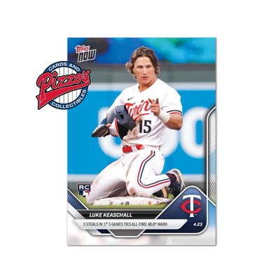 Luke Keaschall RC Twins 5 Steals 5 Games 2025 MLB Topps NOW Card
