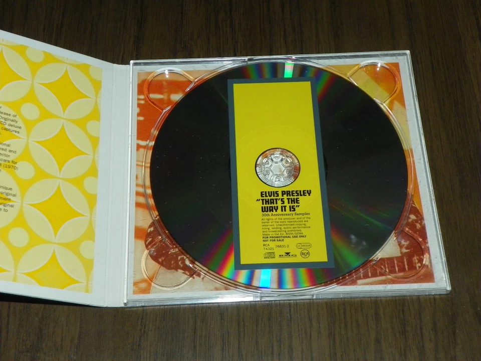 ELVIS PRESLEY - THAT'S THE WAY IT IS CD-PROMO SAMPLER *VERY RARE* - Image 4 of 4