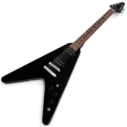 New Gibson 80s Flying V (Ebony) S/N 219340007 Electric Guitar