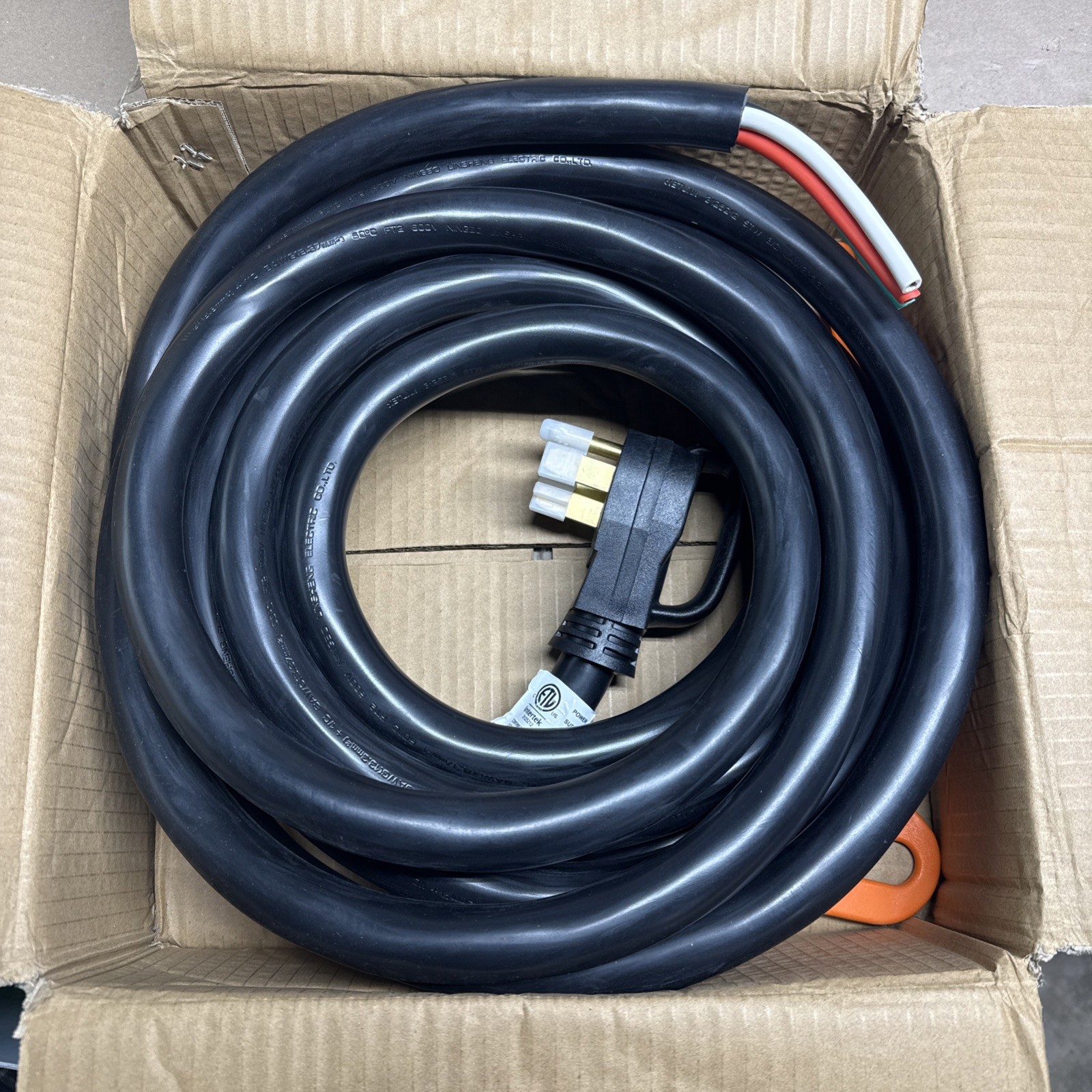 VEVOR 25 Foot, 50 Amp RV Extension Cord, Heavy Duty NEMA 14-50P Male