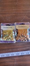 Lot of 2 Packs Decorative Beaded Trim Details 36" Beaded Fringe Trim SEALED