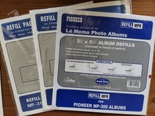 Pioneer Album Refill Pages for MP-300 3.5X5. Three Packs