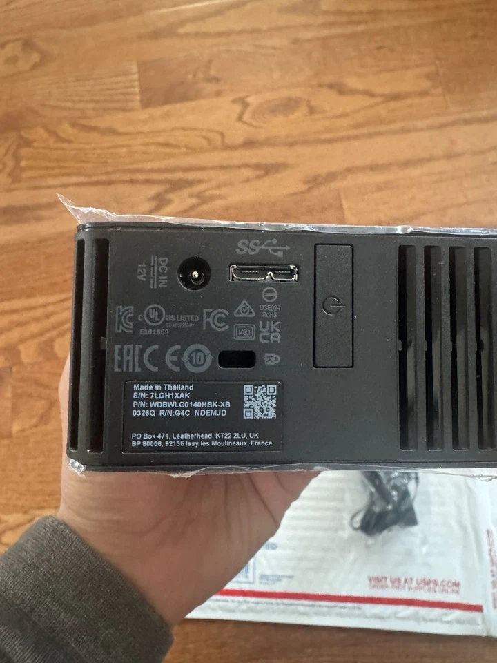 Western Digital Elements 14TB WD External Hard Drive HDD USB WDBWLG0140HBK-XB - Image 3 of 4