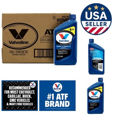 Full Synthetic Automatic Transmission Fluid   DEXRON VI, 1 QT Bottles Pack of 6
