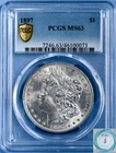 1897 Morgan Dollar PCGS MS63 - Lustrous/Frosty Choice Unc Beauty!