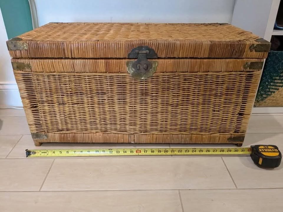 ヴィンテージ ウィッカーチェスト ヴィンテージ ウィッカーチェスト ヴィンテージ風チェストラック 扉