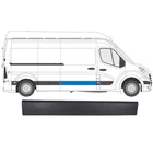 Sliding door side trim for Nissan NV400 2010- / Right