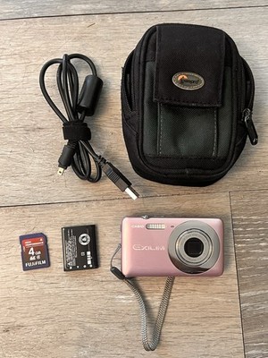 Casio Exilim EX-Z800 Pink 14.1MP Digital Camera Tested Working
