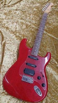 Fernandes ST-45C ST-Style with Clear Pickguard Soft Case Electric Guitar