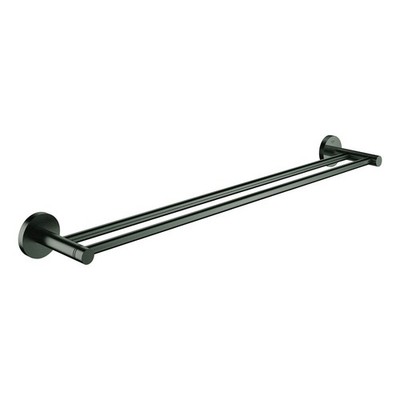 Grohe Essentials Doppel-Badetuchhalter Schwarz 40802AL1
