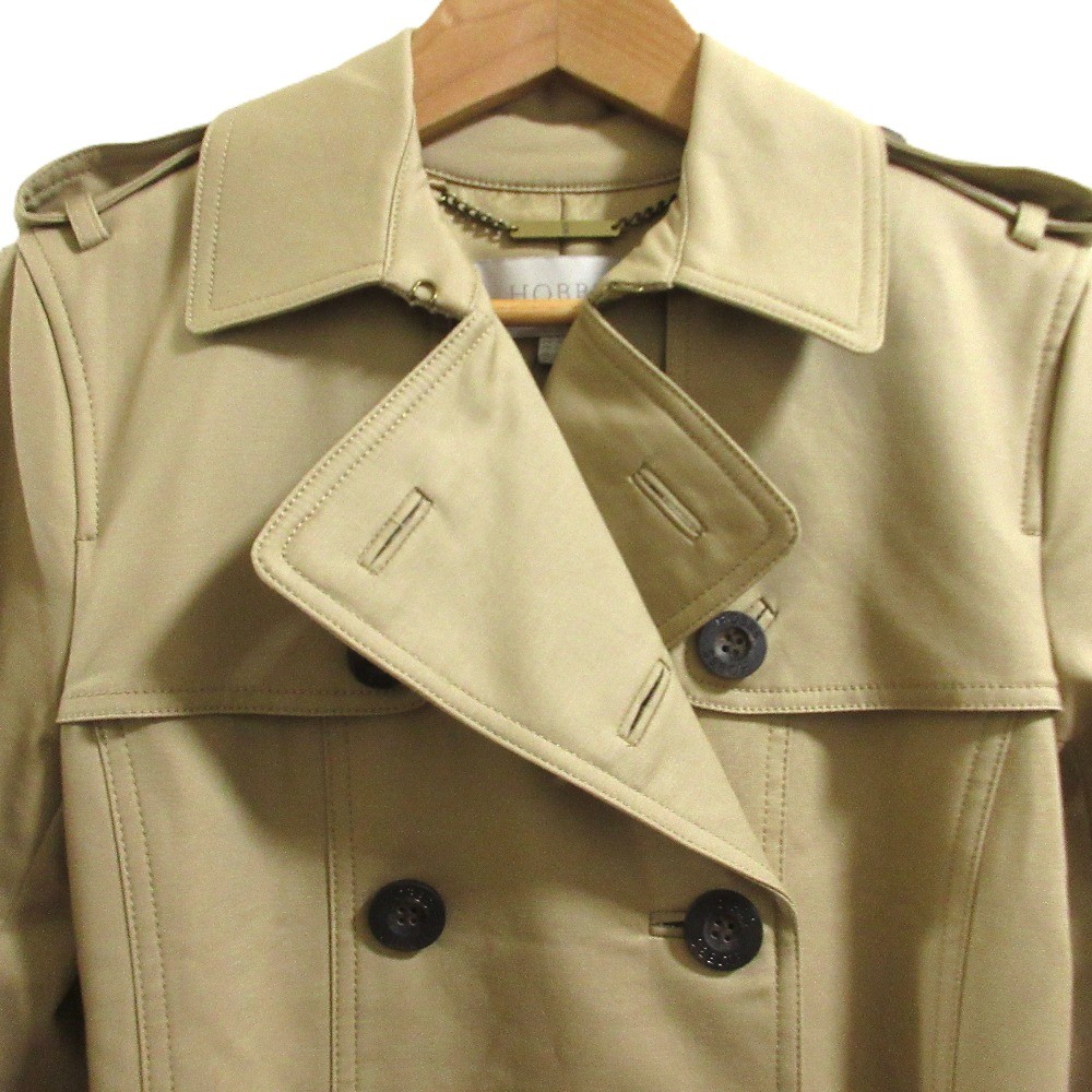 HOBBS LONDON Saskia Trench Coat, Size 6, Beige Women USED image 7