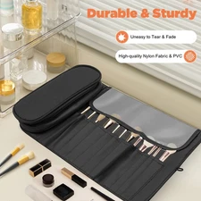 Waterproof Makeup Brush Bag Holder Case Travel Size Oxford Cloth Comestic Bag US
