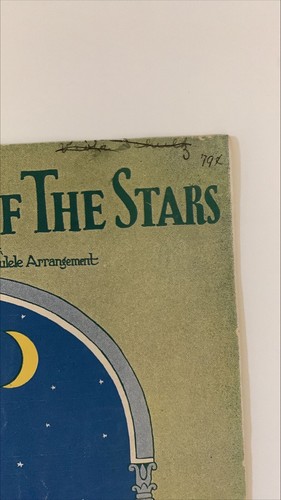 Vintage 1925 Sheet Music By The Light Of The Stars L Barton Evans A Sizemore (O) - Picture 5 of 6