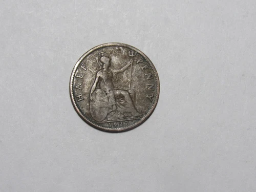 1927 George V Half Penny — photo from another recent sale