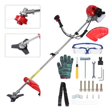 52CC Straight Shaft Grass Trimmer 2IN1 Pole Brush Cutter Gas Powered Weed Wacker