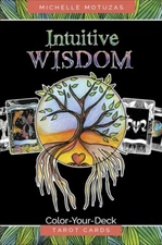 Intuitive Wisdom: Color-Your-Deck Tarot Kit - Deck & Book Red Feather New Sealed