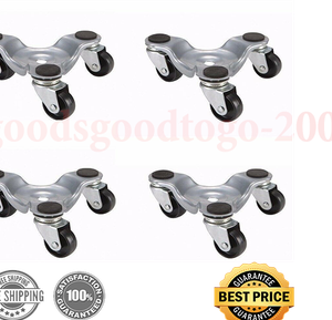 Details About Four Pack Of 3 Wheel Moving Dolly S For Piano Pool Table Furniture