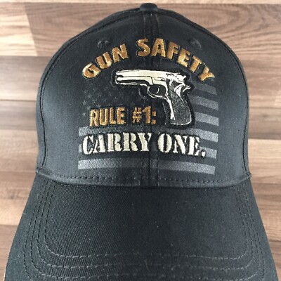 BUCK WEAR GUN SAFETY BASEBALL CAP HAT RULE #1 CARRY