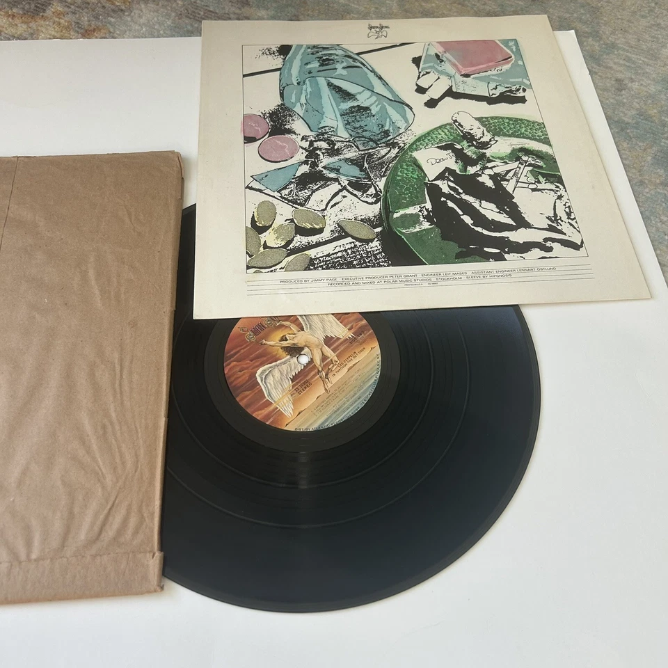 Led Zeppelin In Through the Out Door 1979 1st US Press Bag Fully Intact W/Sleeve Foto 2 de 4