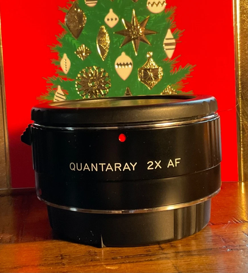 Quantaray 2X AF Teleconverter for Canon with 2 Caps USED  - Image 3 of 4